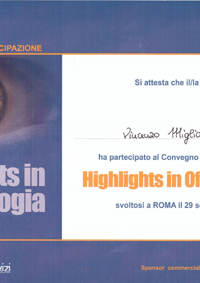 Highlights in oftalmologia